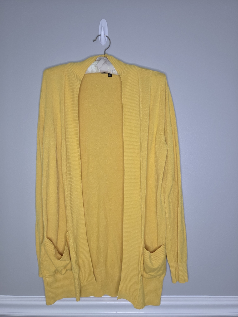 Staccato Yellow Open-Front Cardigan with Pockets